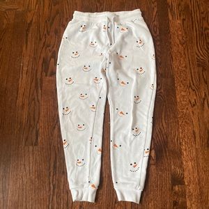 Snowman sweatpants